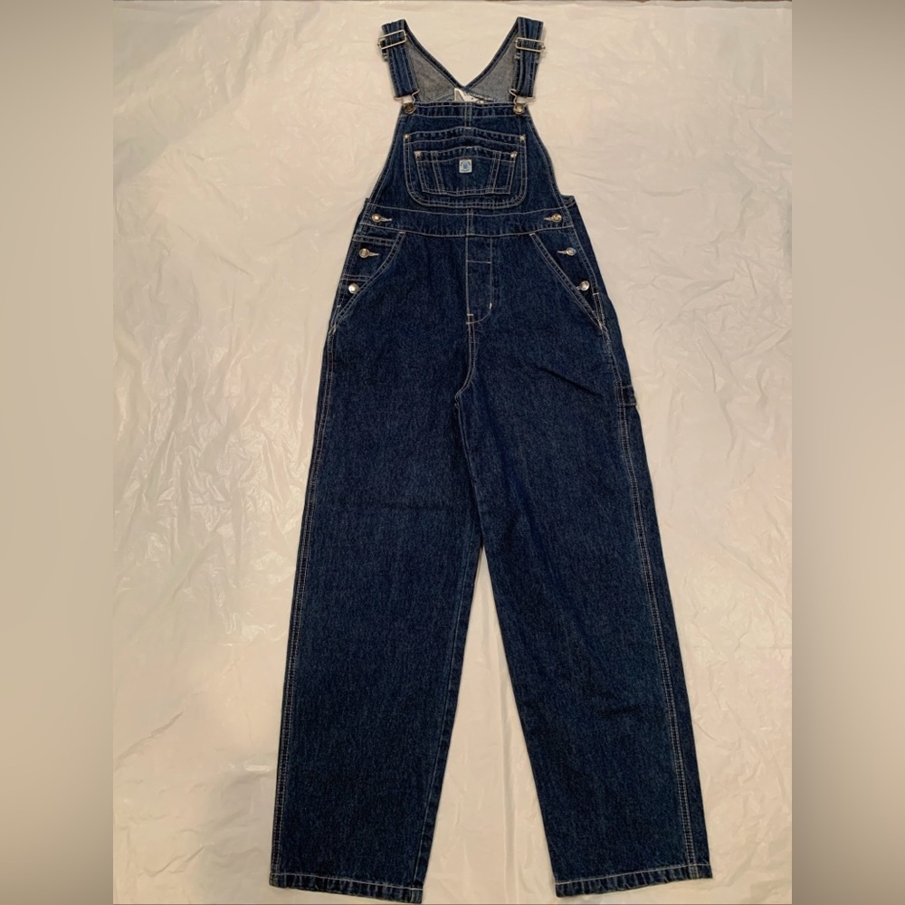 Gasoline Jeans Girls Vintage Denim Medium Wash Overalls Size M
